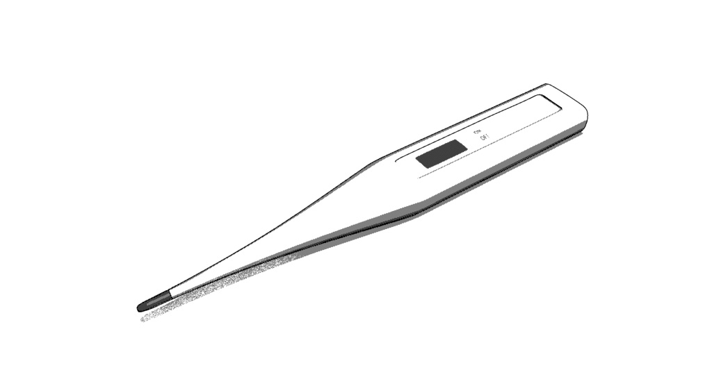 【3D素材_fbx】体温計