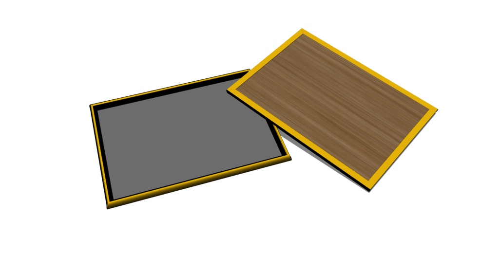 【3D素材_fbx】額縁