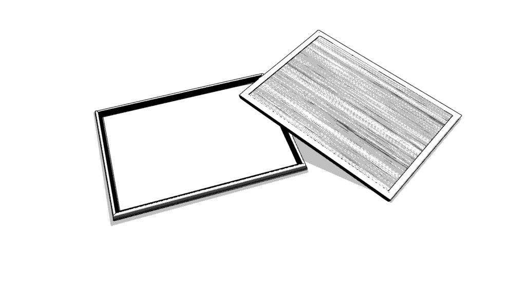 【3D素材_fbx】額縁