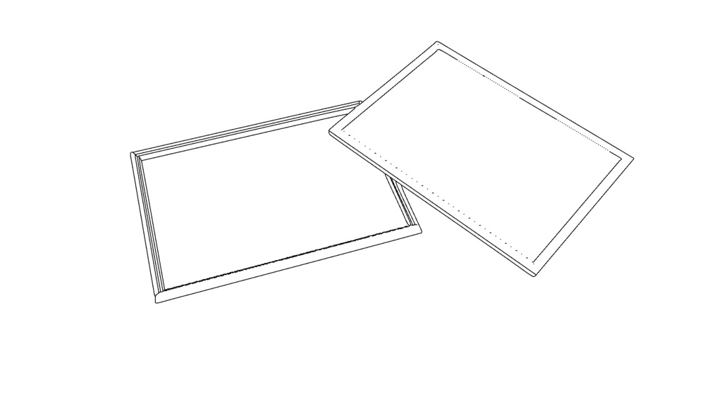 【3D素材_fbx】額縁