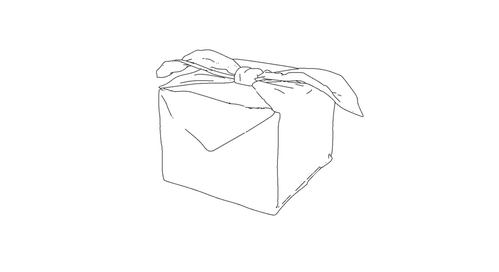 【3D素材_fbx】巾着袋