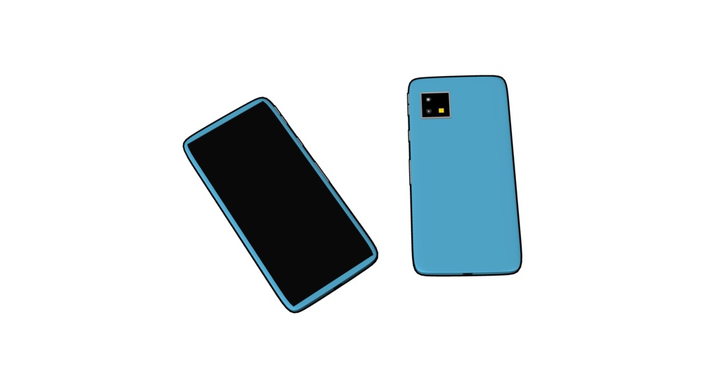 【3D素材_fbx】スマホ