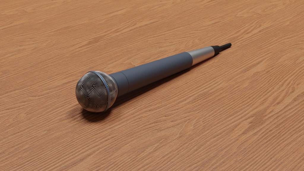 【3D素材_fbx】マイク
