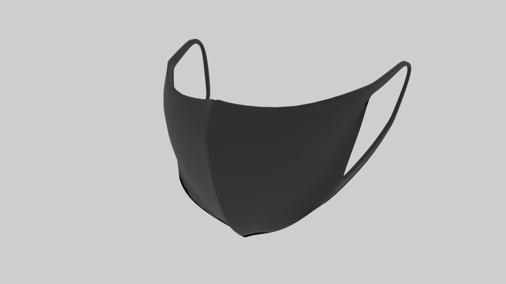 【3D素材_fbx】マスク