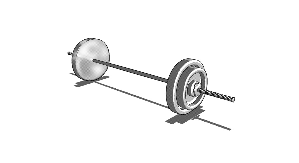 【3D素材_fbx】ダンベル