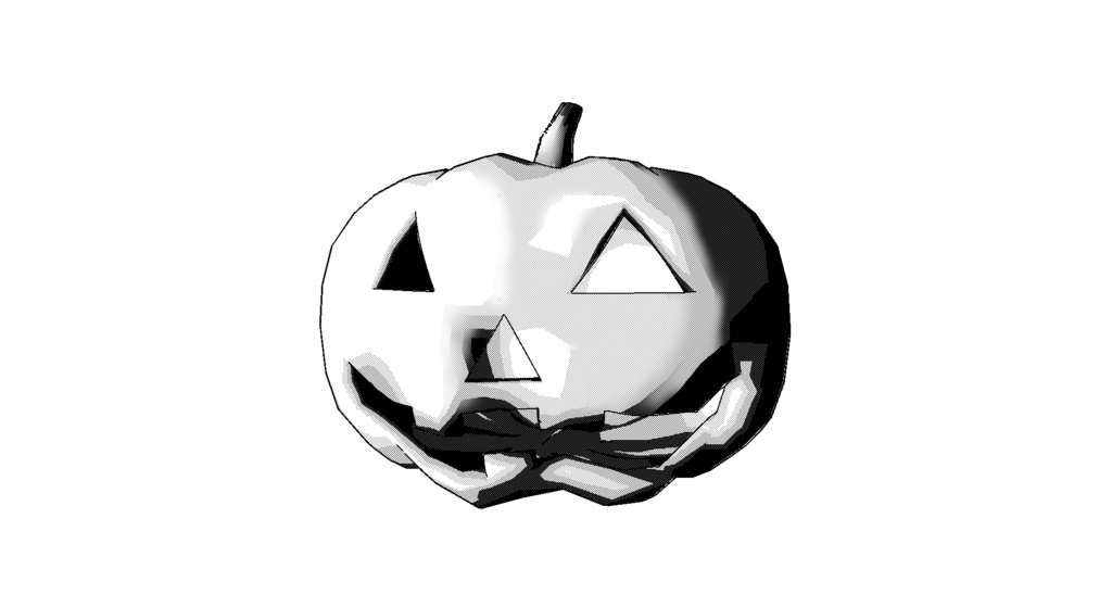 【3D素材_fbx】ジャック・オー・ランタン