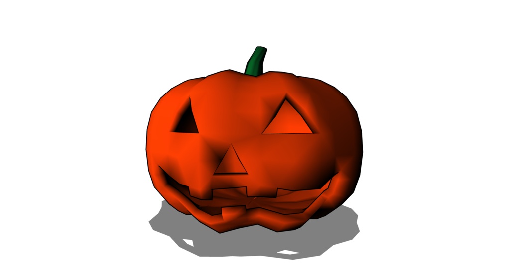 【3D素材_fbx】ジャック・オー・ランタン