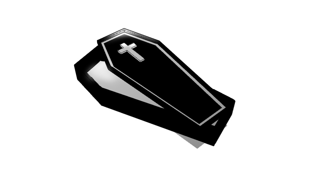 【3D素材_fbx】棺桶