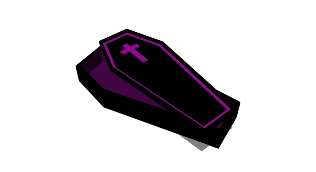 【3D素材_fbx】棺桶