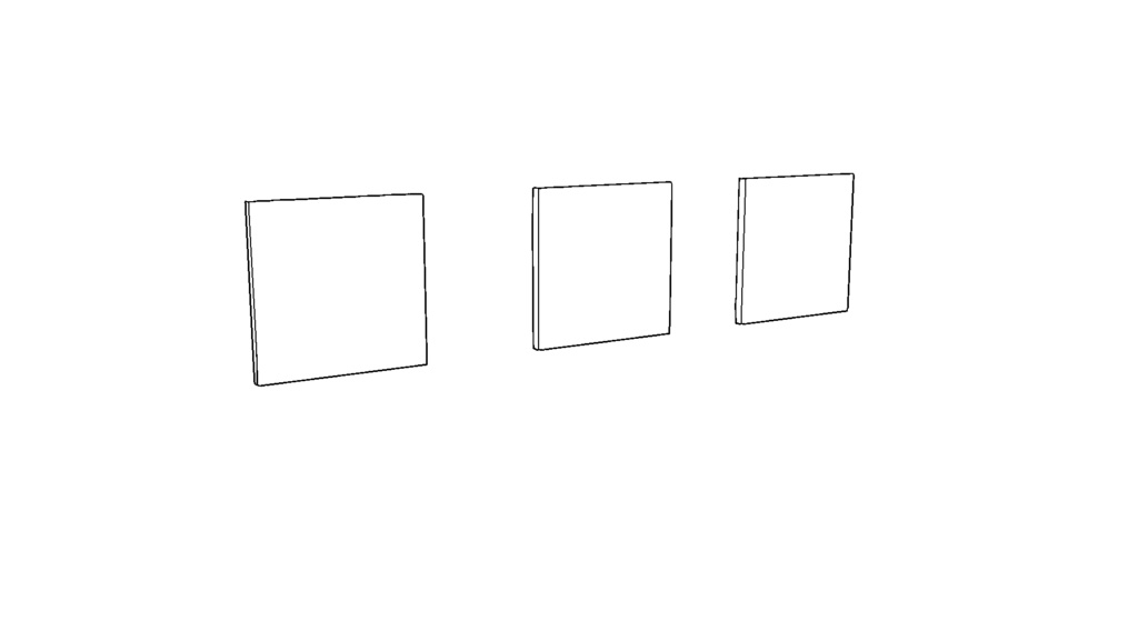 【3D素材_fbx】ファブリックパネル