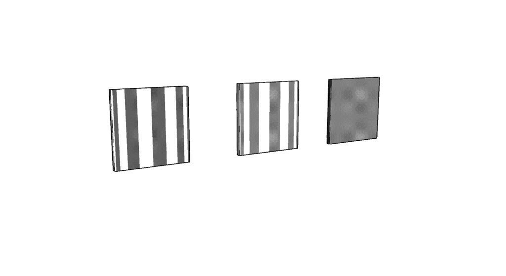 【3D素材_fbx】ファブリックパネル