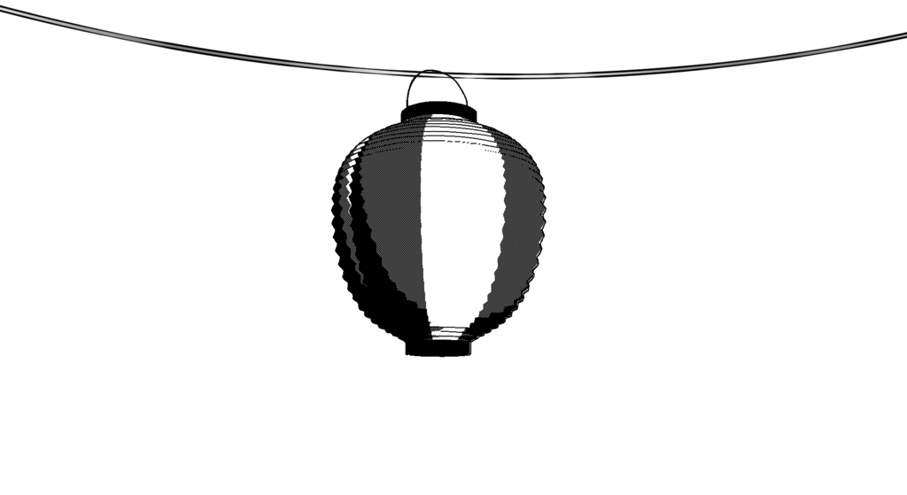 【3D素材_fbx】提灯