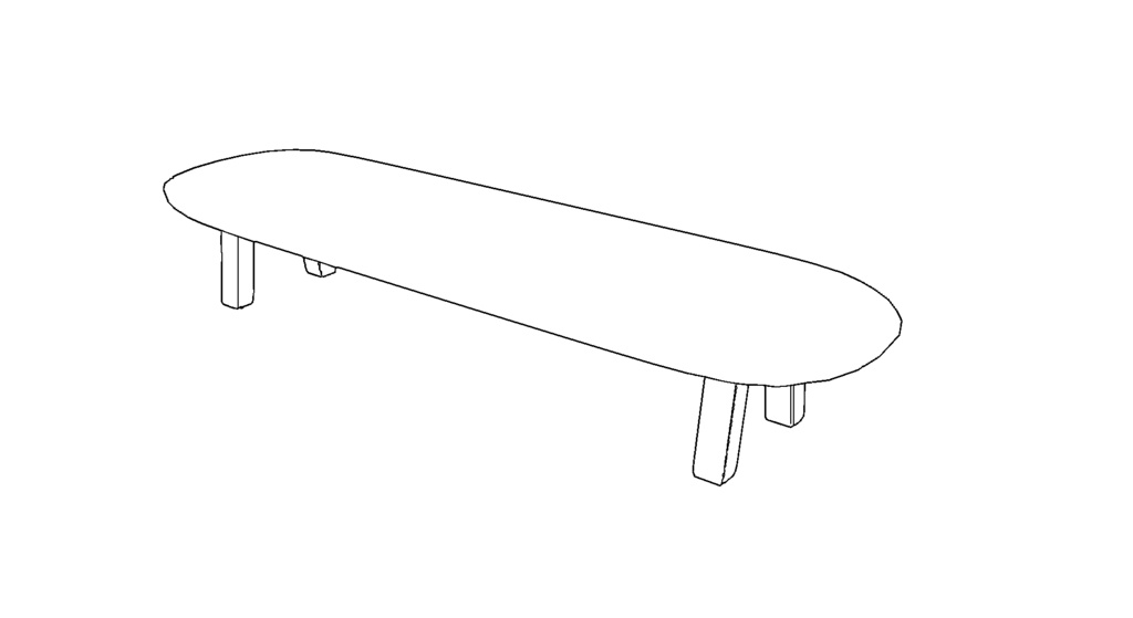 【3D素材_fbx】ソファ