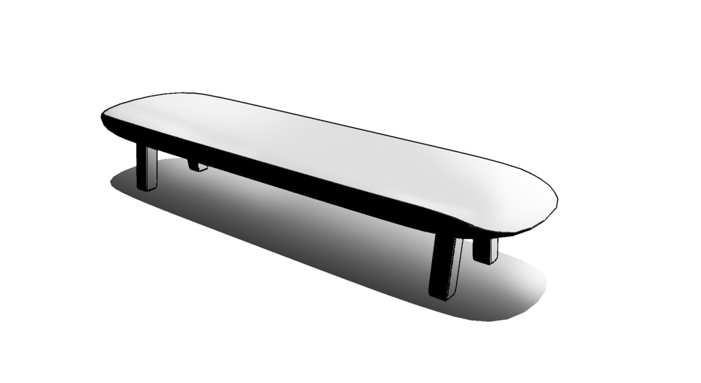 【3D素材_fbx】ソファ