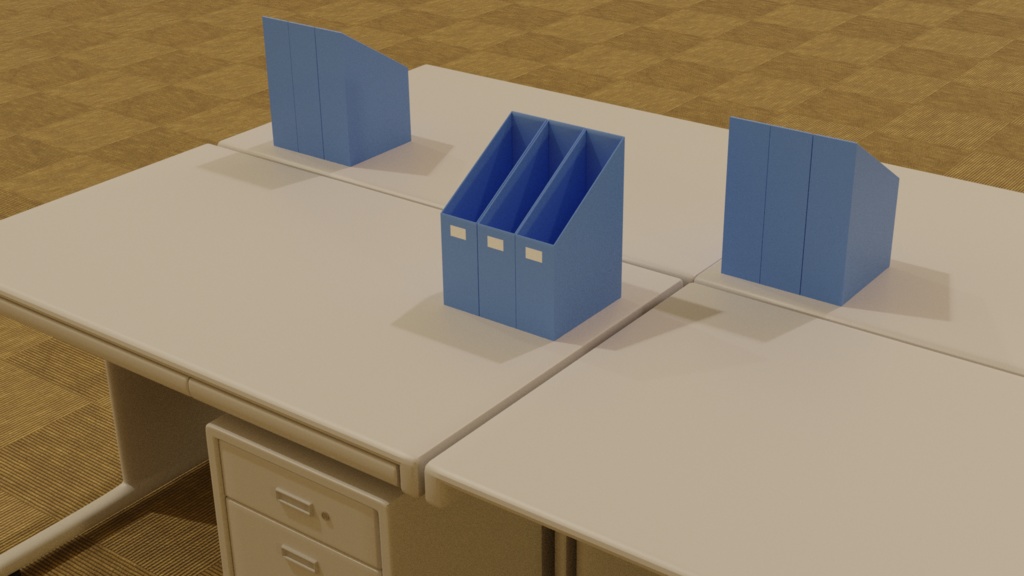 【3D素材_fbx】ファイルボックス