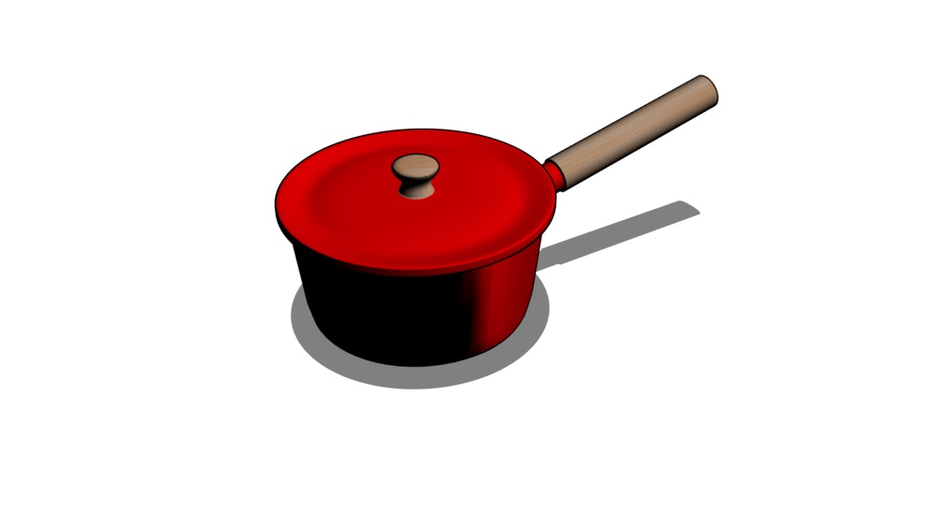 【3D素材_fbx】お鍋