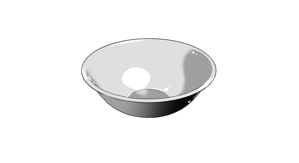 【3D素材_fbx】ボウル