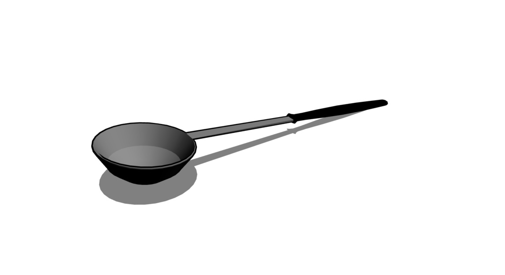 【3D素材_fbx】おたま