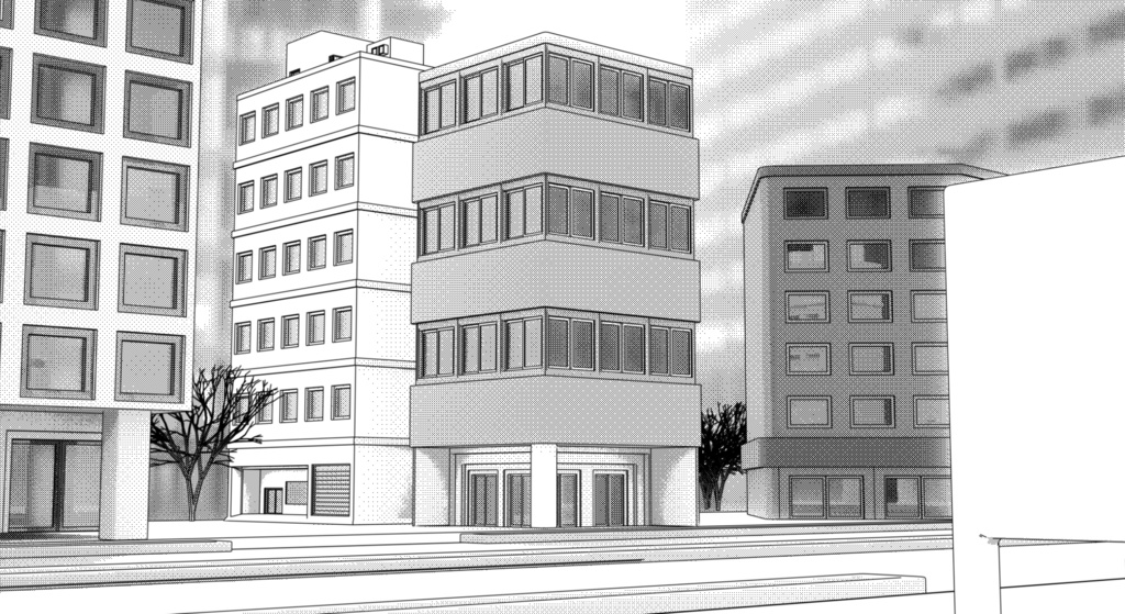 【3D素材_fbx】ビル