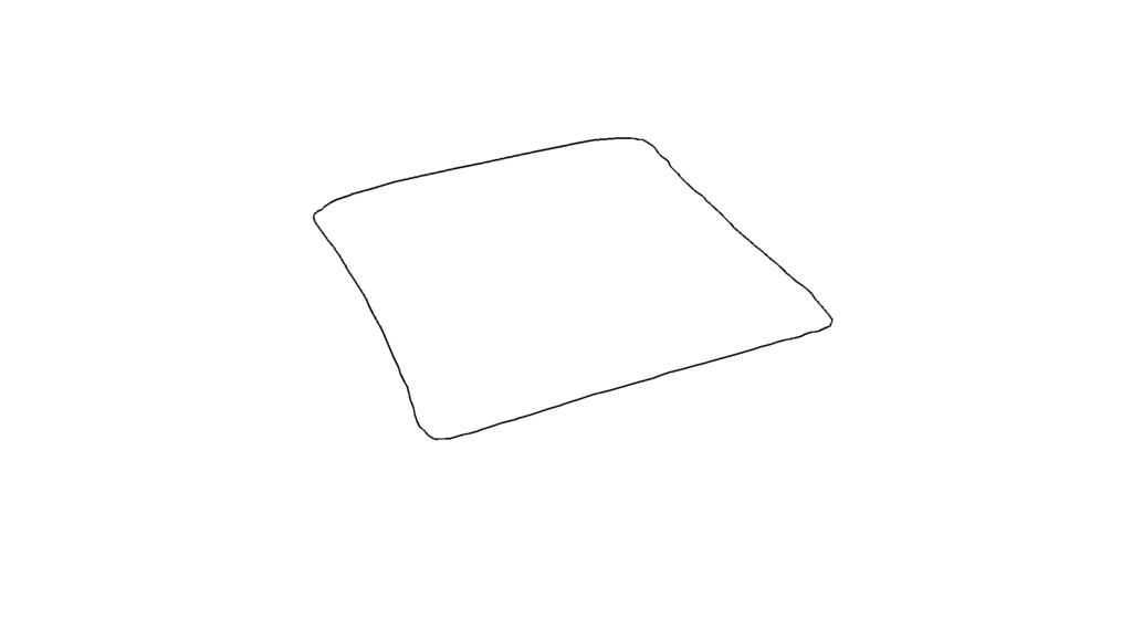 【3D素材_fbx】クッション