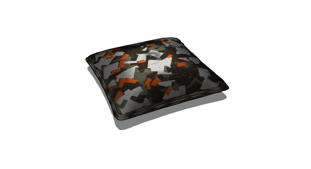 【3D素材_fbx】クッション