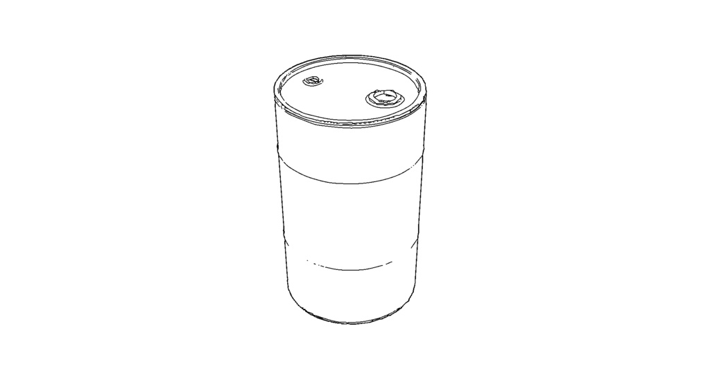 【3D素材_fbx】錆びたドラム缶