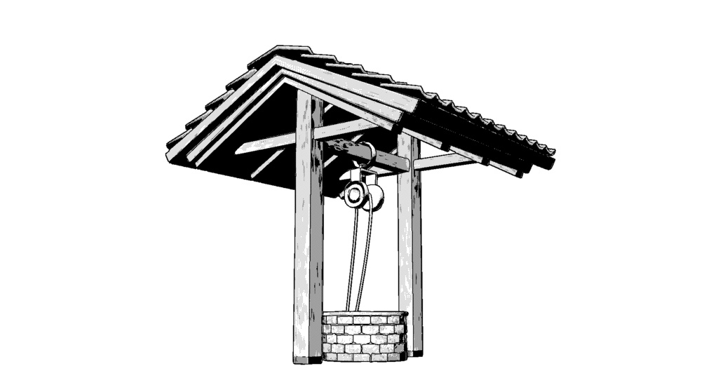 【3D素材_fbx】井戸