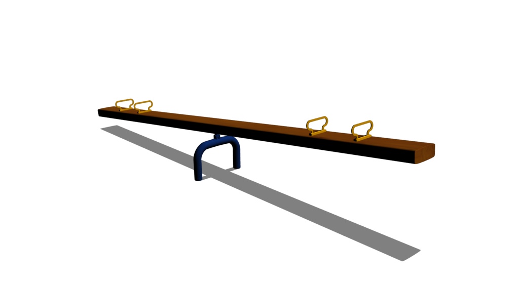 【3D素材_fbx】シーソー