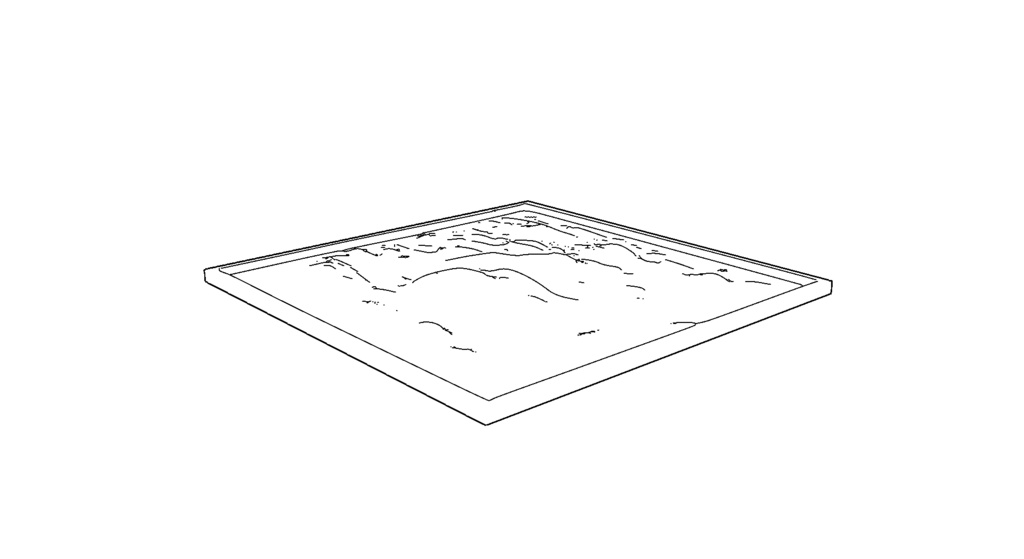 【3D素材_fbx】砂場