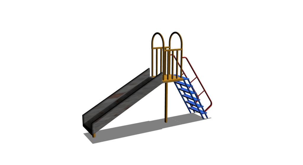 【3D素材_fbx】滑り台