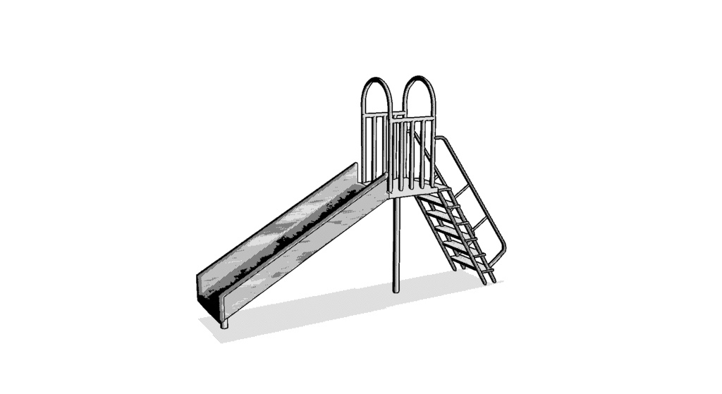 【3D素材_fbx】滑り台