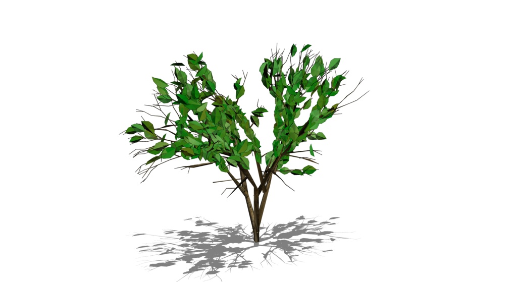 【3D素材_fbx】植え込み