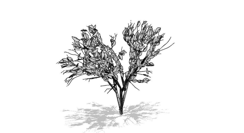 【3D素材_fbx】植え込み