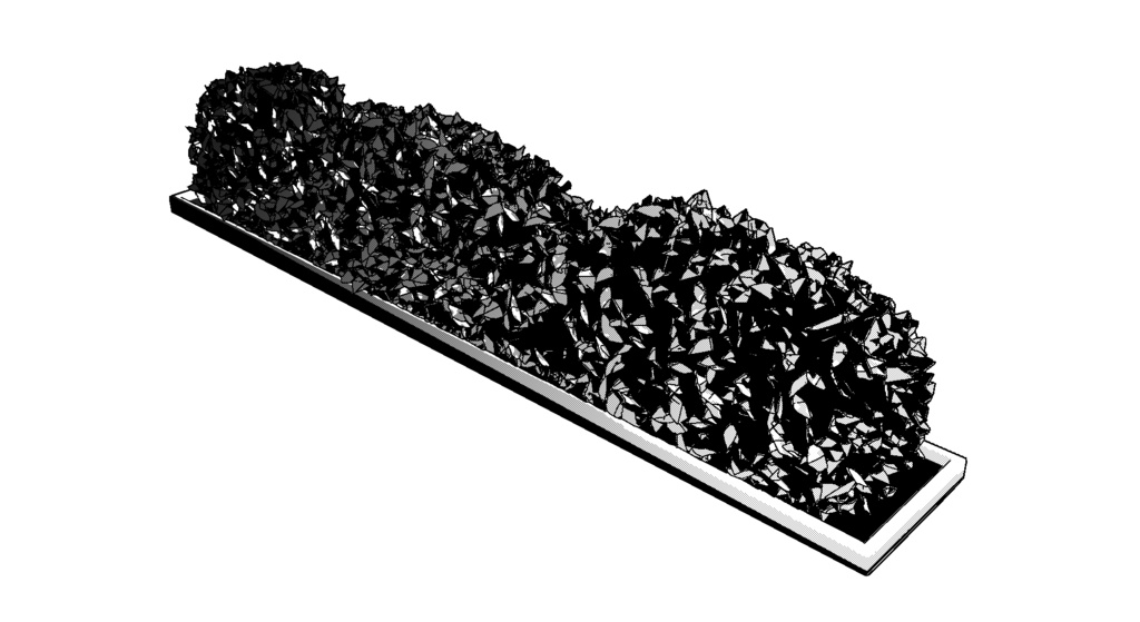 【3D素材_fbx】植え込み