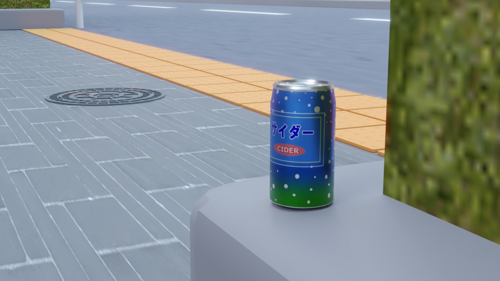 【3D素材_fbx】サイダー(350ml缶)