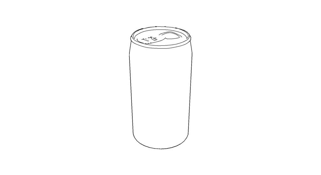 【3D素材_fbx】サイダー(350ml缶)