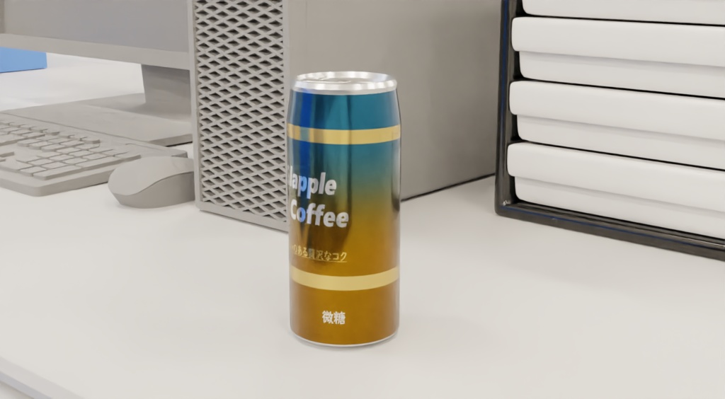 【3D素材_fbx】コーヒー(190ml缶)