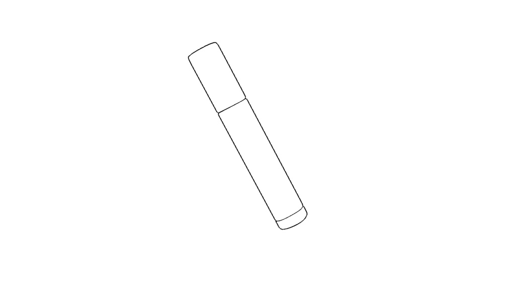 【3D素材_fbx】リップクリーム