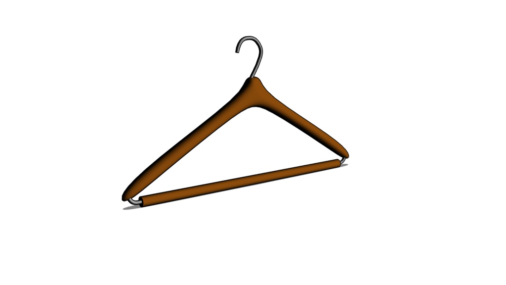 【3D素材_fbx】ハンガー