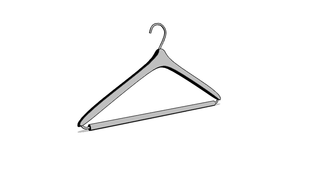 【3D素材_fbx】ハンガー