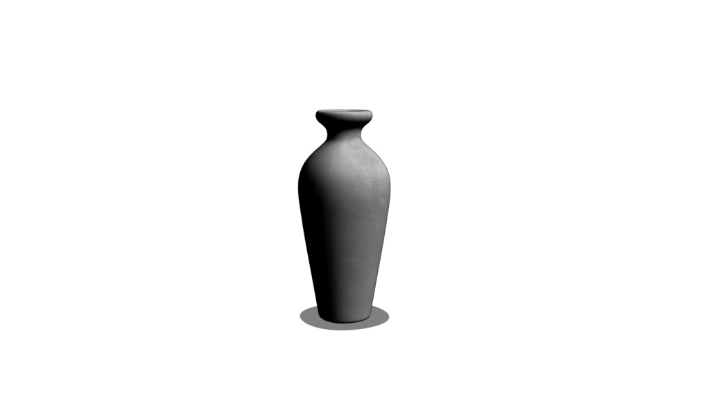 【3D素材_fbx】壺