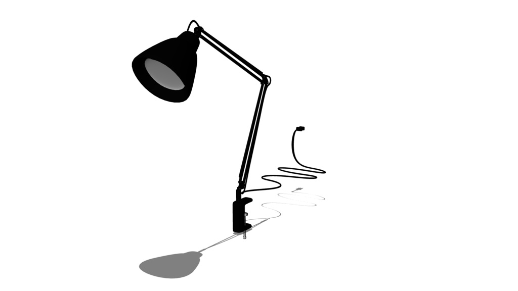 【3D素材_fbx】間接照明(マンガ喫茶)