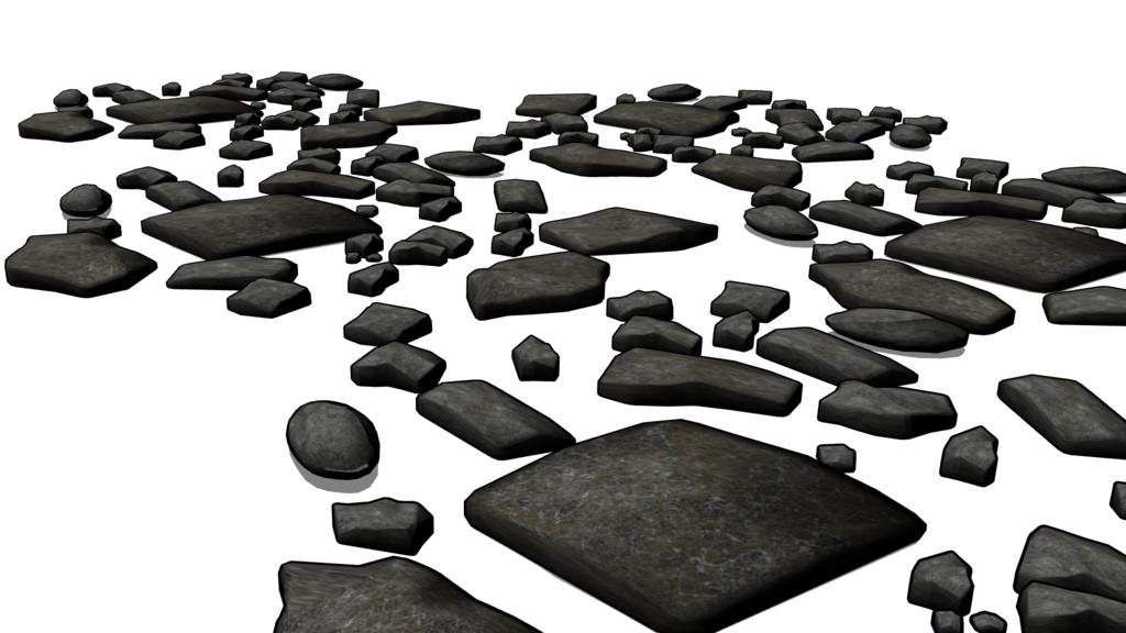 【3D素材_fbx】石