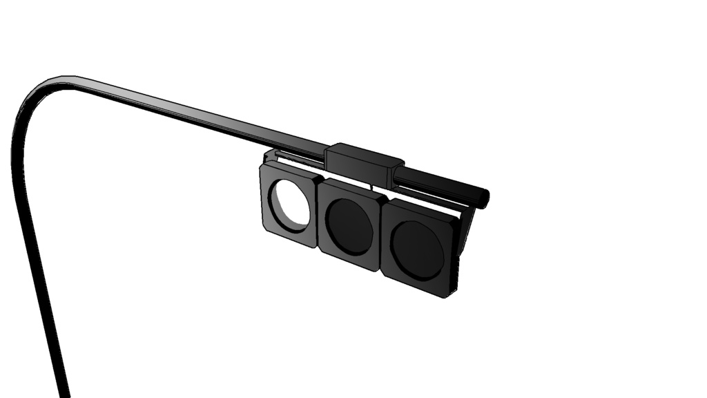 【3D素材_fbx】信号機(青)