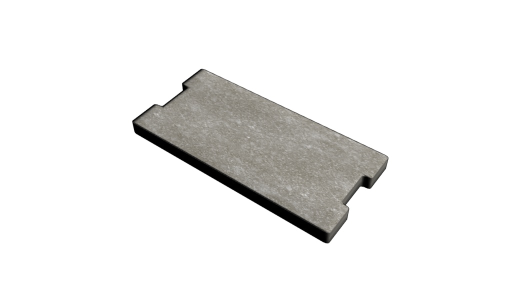 【3D素材_fbx】側溝