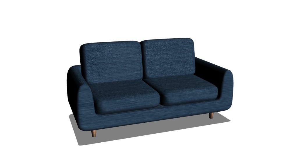 【3D素材_fbx】ソファ