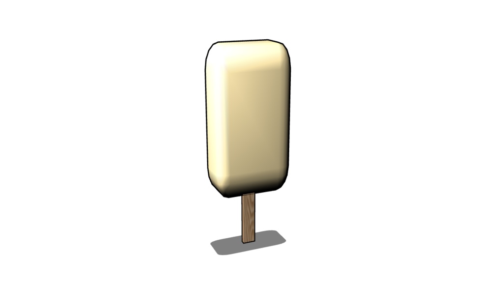 【3D素材_fbx】アイスバー