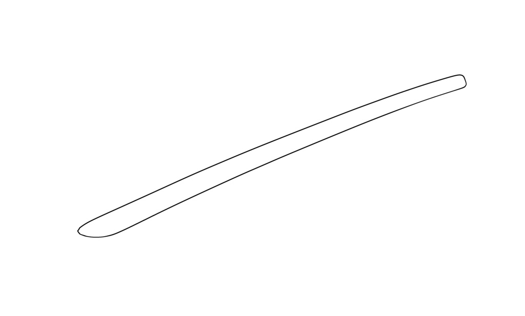 【3D素材_fbx】木刀