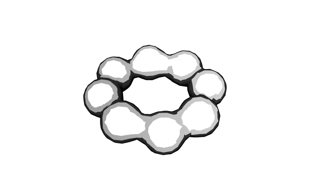 【3D素材_fbx】ドーナッツ