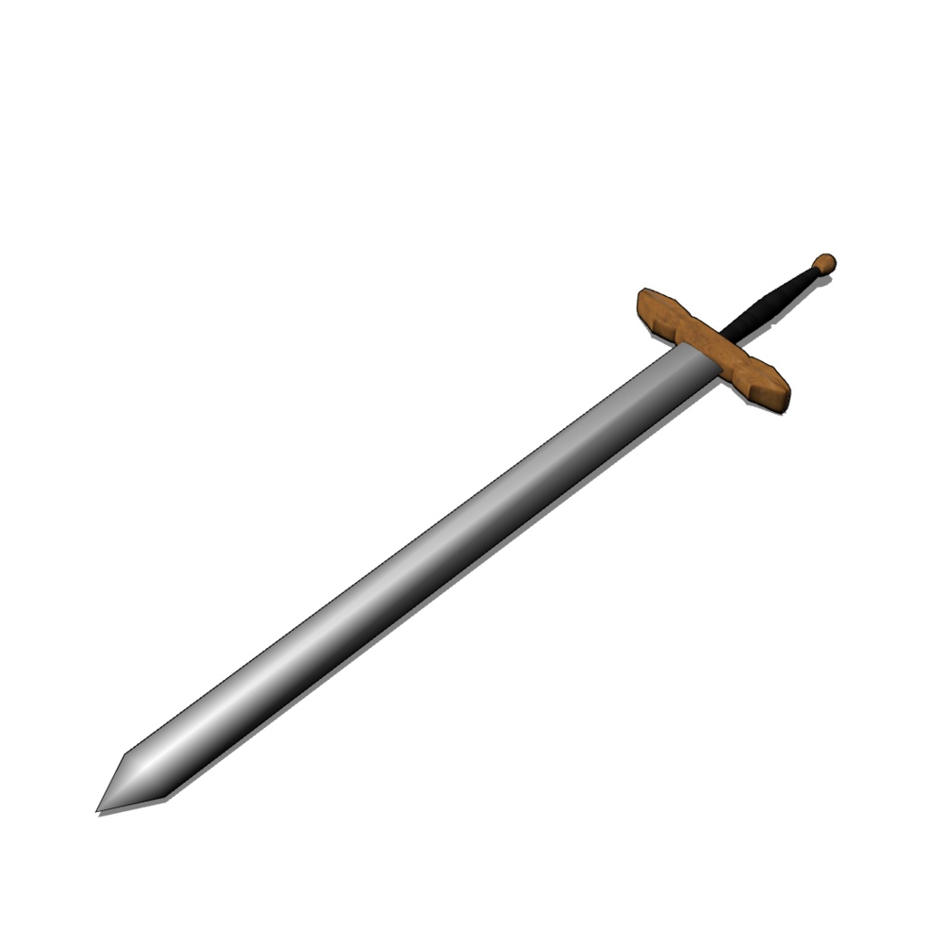 【3D素材_fbx】剣
